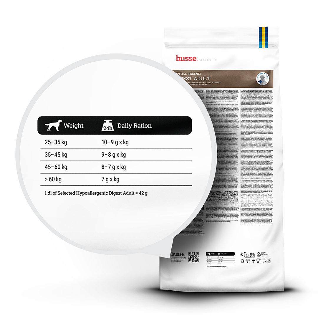 Hypoallergenic Digest Adult, maistas didelių veislių šunims, 12 kg - Image 3