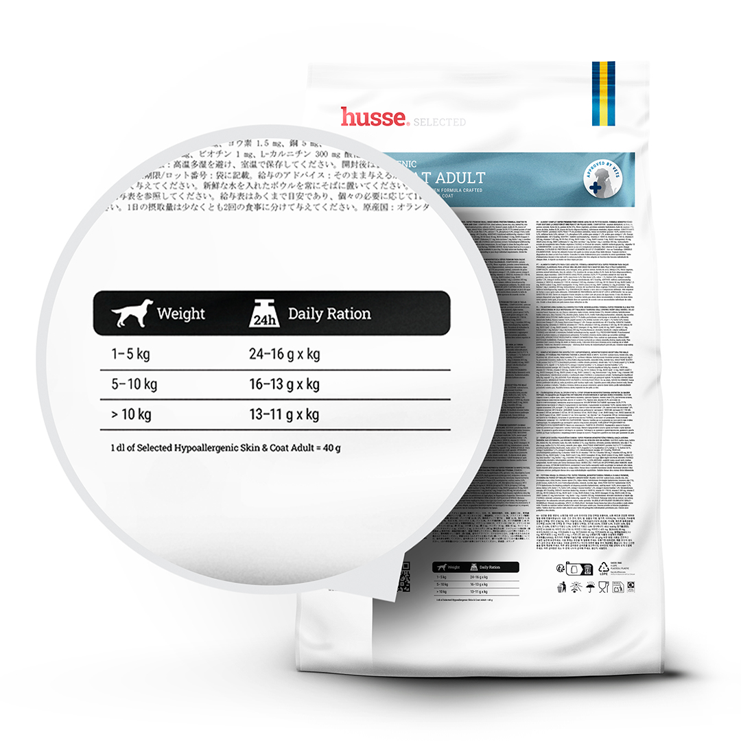 Hypoallergenic Skin & Coat Adult sausas maistas šunims, 2-7kg - Image 3