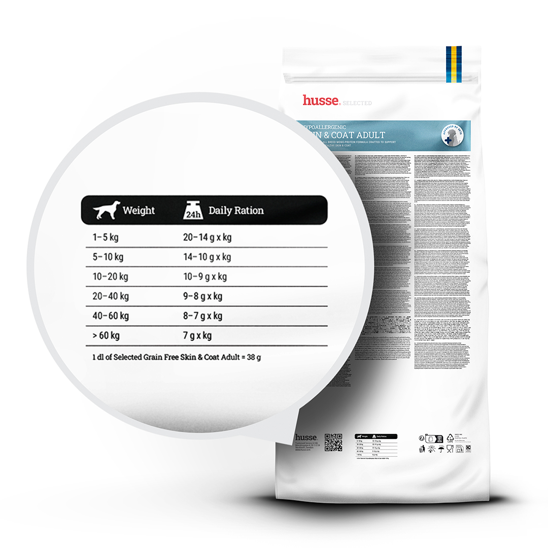 Hypoallergenic Skin & Coat sausas maistas šunims, 12 kg - Image 3