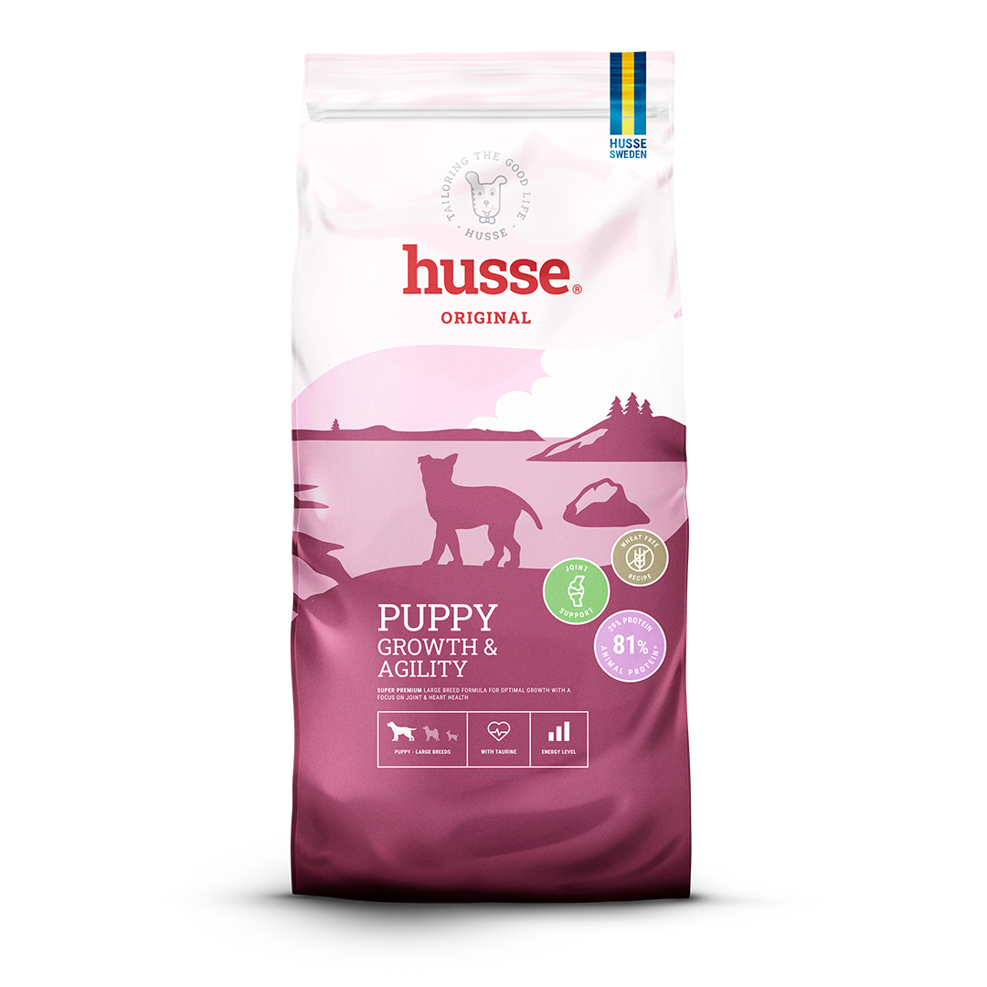 Puppy Growth & Agility sausas maistas šunims, 12 kg