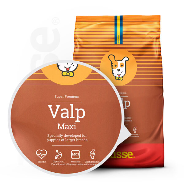 Valp Maxi sausas maistas šunims 12 kg - Paveikslėlis 2