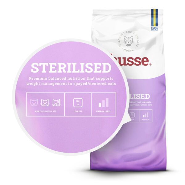 STERILISED sausas kačių maistas 3-10kg - Paveikslėlis 3