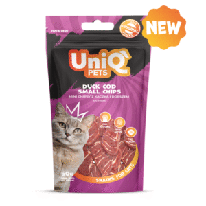 UNIQ PETS MIMI kačių užkandžiai su antiena ir menke 50 g