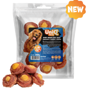 UNIQ PETS antienos skanėstai su kiaušinių tryniais (250 g)