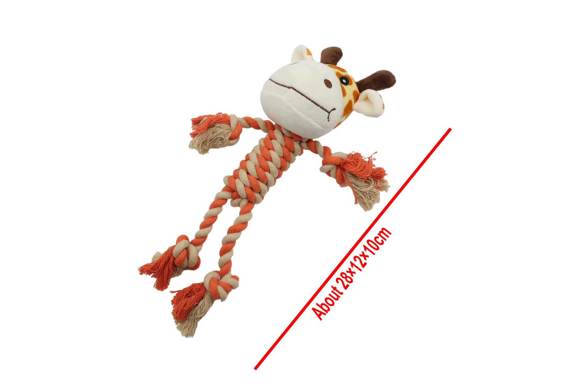 UNIQ PETS minkštas žaislas šunims – žirafa - Image 3