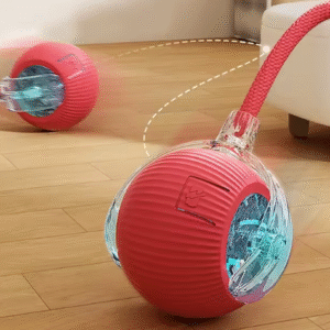 Interaktyvus išmanusis žaislas katėms kamuolys