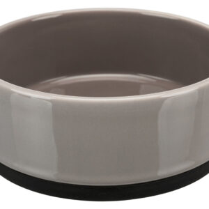 Trixie Dubenėlis, keramika/guma, 0.75 l/16 cm, pilkas