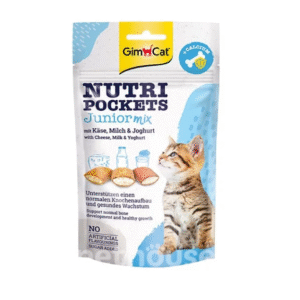 GimCat Nutri Pockets Junior Mix skanėstai katėms 60g