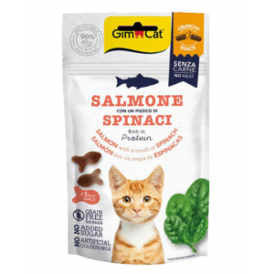 Gimcat Crunchy Snacks Salmon; Spinach skanėstai lašiša/špinatai