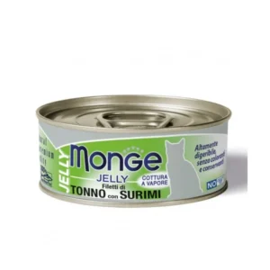 Monge Jelly - Wet kons. pašaras suagusioms katėms su tunu 80g