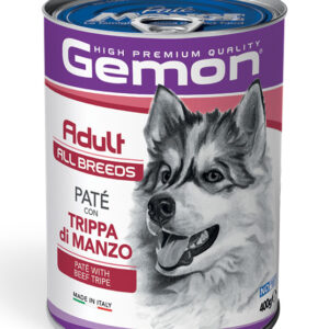 Gemon all breeds adult kons. paštetas suaugusiems šunims su jautiena 400g