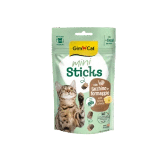 GimCat Mini lazdelės su kalakutiena ir sūriu, 50 g