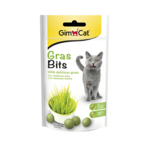 GimCat Grasbits skanėstai katėms su žole 50g