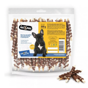 Hau&Miau balti pagaliukai, padengti ėrienos pasta 500g