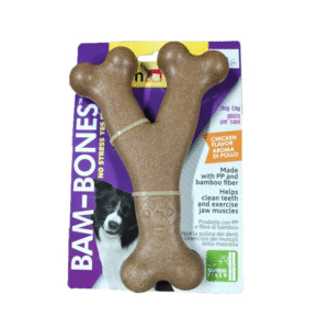 GimDog Bam-Bones bambukinis kaulas (vištienos skonio) 13,3cm