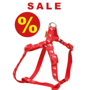 Petnešos šunims, nailonas, 44–72 cm, 3-4 dydis, letenėlės dizainas