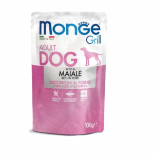 Monge Grill konservuotas pašaras šunims su kiauliena 100g