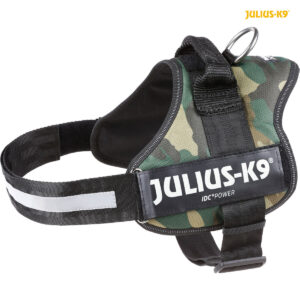 K9 petnešos šunims, 2XL/3: 82-116 cm/50 mm, kamufliažinė