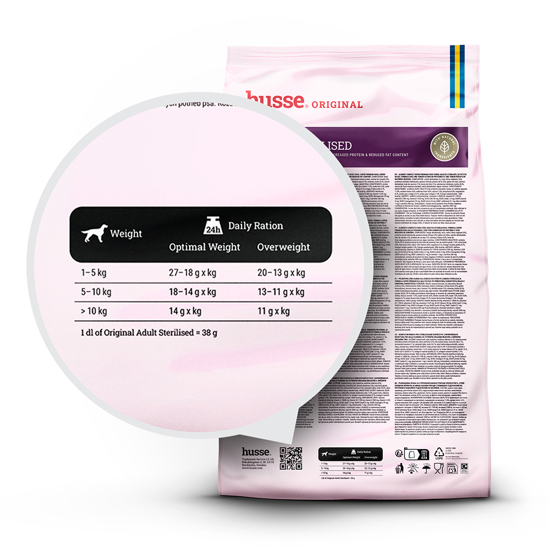 Adult Sterilised, small breeds sausas maistas šunims, 2 kg - Image 3