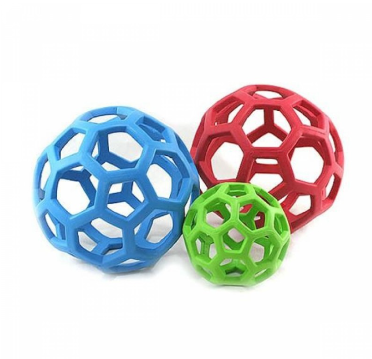"JW Hol-ee Roller Grid Ball" tinklinis kamuolys šunims, 9-11,5 cm