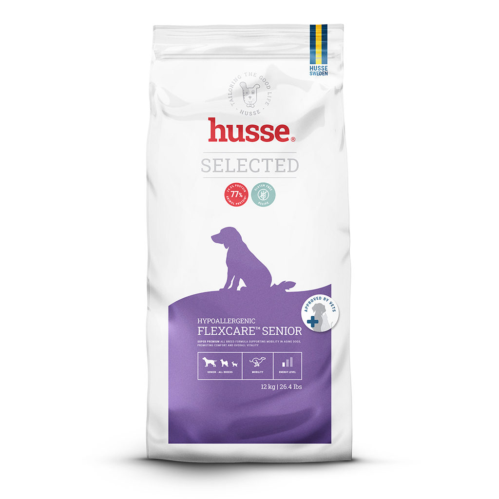 Hypoallergenic Flexcare Senior hipoalerginis pašaras vyresnio amžiaus šunims, 7kg