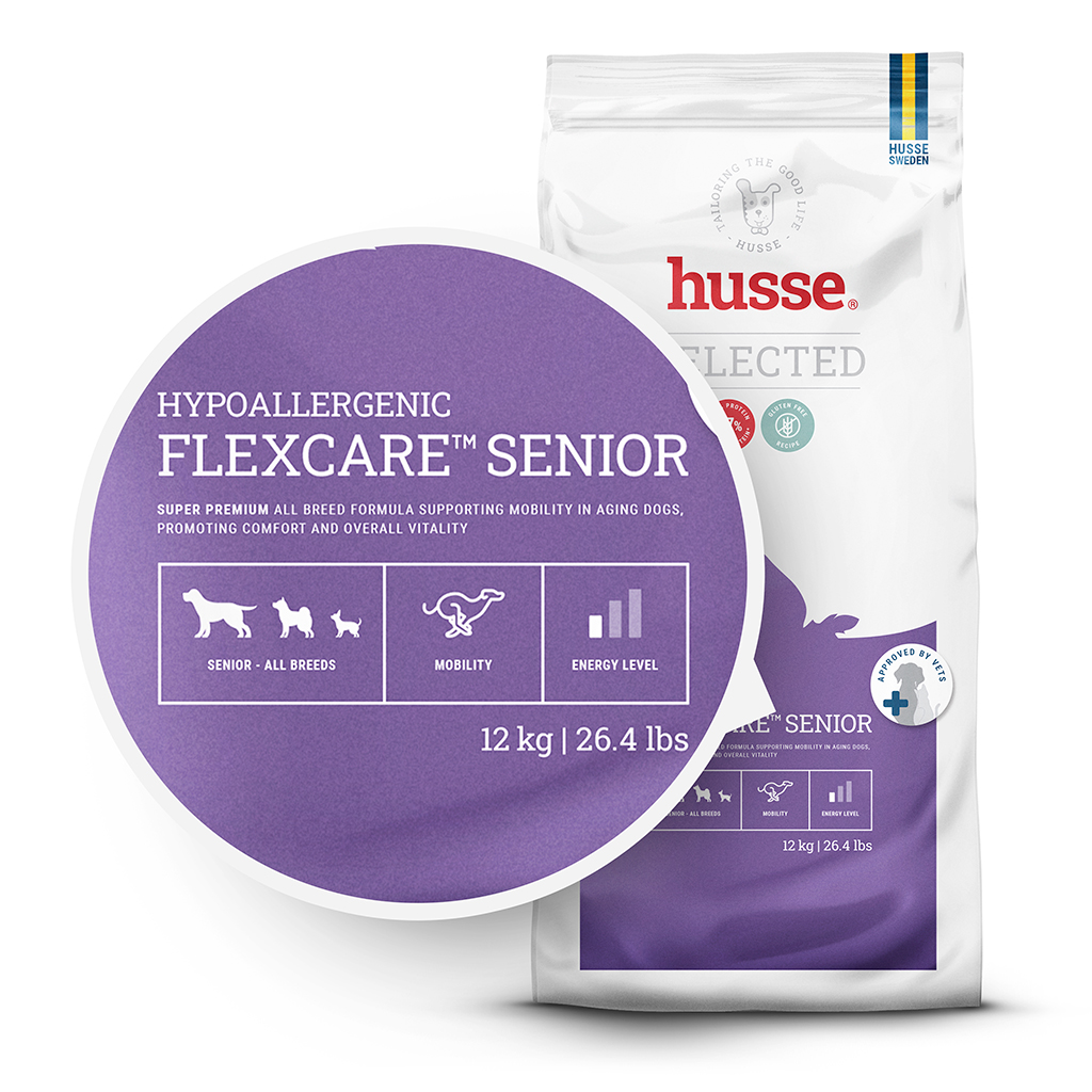 Hypoallergenic Flexcare Senior hipoalerginis pašaras vyresnio amžiaus šunims, 7kg - Image 2