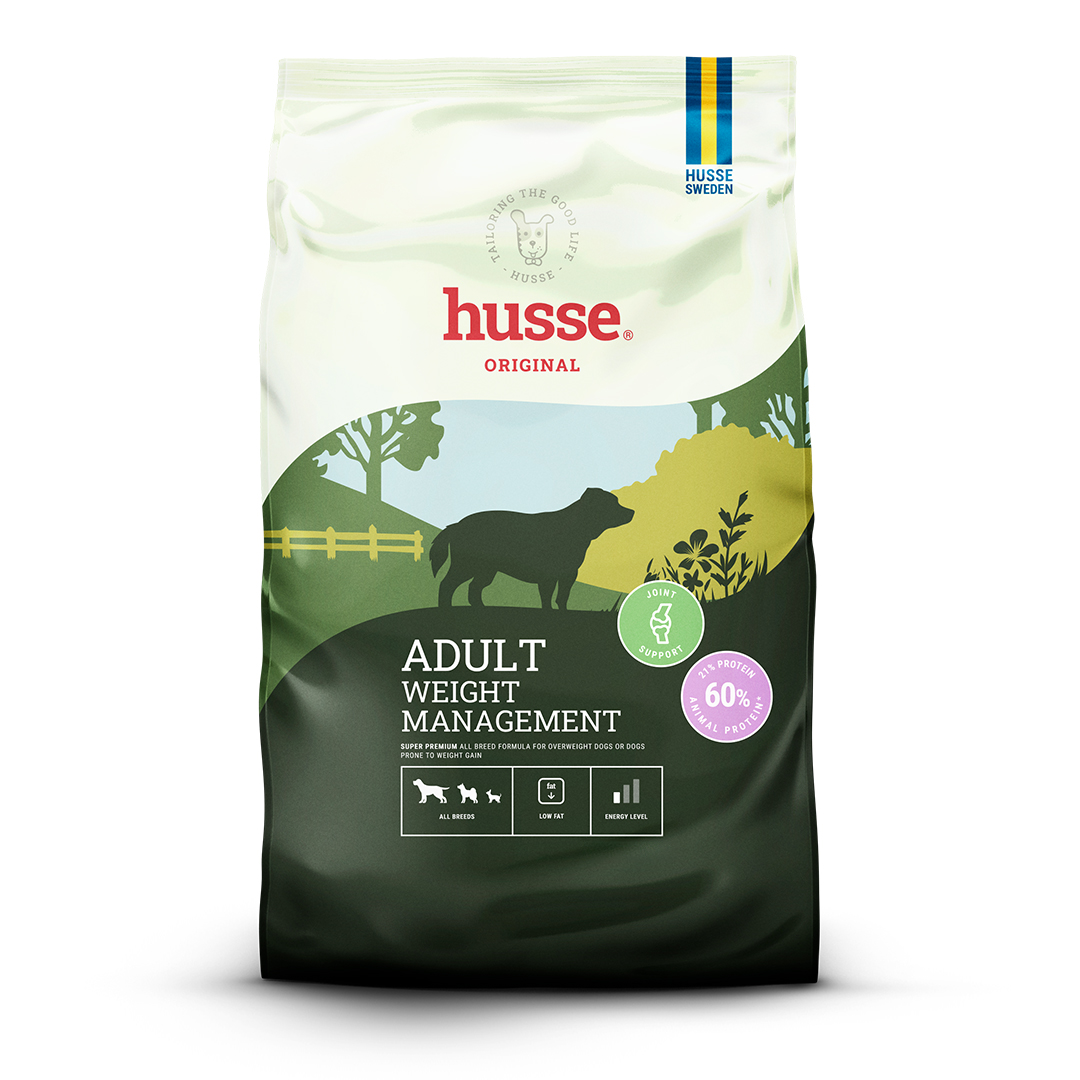 Husse Adult Weight Management sausas pašaras šunims, 7–12 kg