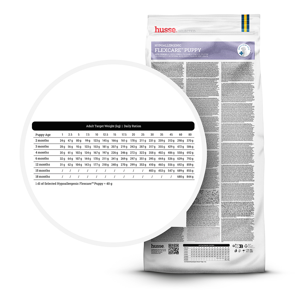 Hypoallergenic Flexcare™ hipoalerginis sausas pašaras šuniukams, 7–12 kg - Image 3